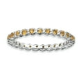 thumbnail image 1 of Bague en Argent Sterling Stackable Expressions Citrine Taille 10, 1 of 3