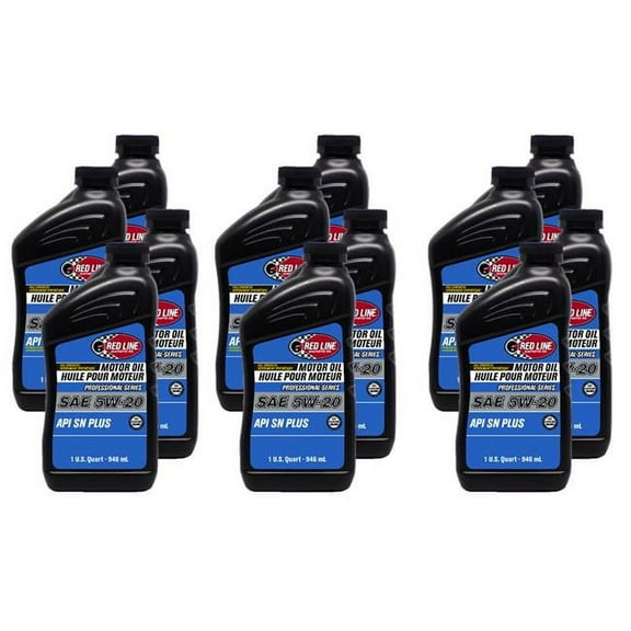 Red Line 12814 1 qt. Professional Series 5W20 Motor Oil, Pack of 12