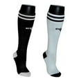 thumbnail image 1 of Striker Soccer Socks Value Pack - Senior Black/White, 1 of 1