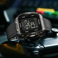 thumbnail image 2 of SMAEL Outdoor Sports Watches Fashion Leisure Men Watches 5ATM Waterproof Rectangle 8108 LCD Display Digital Student Wristwatches, 2 of 9