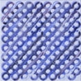 thumbnail image 1 of Ahgly Company Machine Washable Indoor Square Transitional Royal Blue Area Rugs, 4' Square, 1 of 7