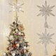 thumbnail image 1 of Luz LED estrella para el Árbol de Navidad | Estrella de Hierro de Cinco Puntas Luminosa | Plástico ABS de oro blanco | 30x25x8cm | Ligero, a prueba de fracturas, base de muelle | Decoración navideña, 1 of 6