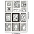 thumbnail image 6 of Halloween Ghost Transparent Clear Stamps Magic Skeleton Embossing Stamp Sheets Silicone Clear Stamps Seal for DIY Scrapbooking and Card Making Paper Craft Decor, 6 of 7