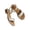 off-white, variant on Women’s Open Toe Woven Sandals, Hollow Out Closed Toe Block Heel Dress Shoes