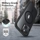 thumbnail image 5 of Funda de teléfono ESR para iPhone 15 con MagSafe de grado militar transparente, 5 of 8