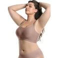 thumbnail image 2 of MINTREUS Nursing Bras for Breastfeeding Round Neck Full Coverage Maternity Bra Pregnancy Sleep Bralette with Extra Extender, 2 of 7