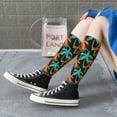 thumbnail image 6 of Picia Women Crew Soft Moisture-wicking Socks Palm Trees Pattern Design Cotton Socks, One Size fit All, 6 of 9