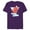 Purple, variant on Disney and Pixar’s Turning Red Fluffy Cute Mei Panda Power - Short Sleeve Blended T-Shirt for Adults - Customized-Ocean Blue