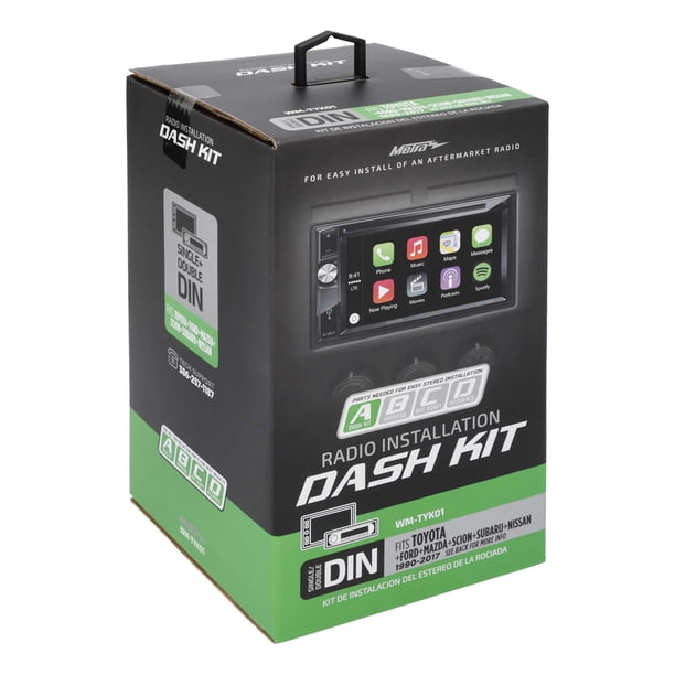 Metra WM-TYK01 Single and Double DIN Radio Installation Kit - for