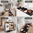thumbnail image 5 of Halloween Pumpkin Skull Pattern Kitchen Rugs Sets Of 3,Kitchen Runner Rugs Non Skid Washable,Decorative Kitchen Floor Mats for Kitchen,Sink,Laundry,17"x30"+ 17"x47" + 17"x59", 5 of 6