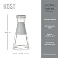 thumbnail image 4 of Host Glass FREEZE Carafe, Pitcher for Water, Juice, Home Gifts, 27 oz, Gray, 4 of 12