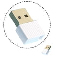 thumbnail image 3 of Cateissary Adaptador blanco simple al teclado para una conexión segura y confiable Receptor USB para USB de repuesto Juegos de teclado y mouse para computadora, 3 of 5