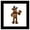 Black Framed Version, variant on Gallery Pops Five Nights at Freddy's - Freddy Fazbear Wall Art, Black Framed Version, 12" x 12"