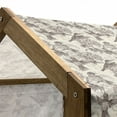 thumbnail image 5 of Hummingbirds Pet House, Birds and Flowers Monochromic Classical Design Nostalgia Ornate, Outdoor & Indoor Portable Dog Kennel with Pillow and Cover, 5 Sizes, Cream Beige Brown, by Ambesonne, 5 of 5