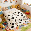 thumbnail image 5 of RKSTN polyester Raschel blanket Thick Raschel Blanket Winter Warm Blanket Flannel Cover Blanket Bed Sheet Double-layer Antistatic Cloud Blanket, 5 of 5