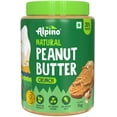 thumbnail image 1 of ALPINO Natural Peanut Butter Crunch | 30g Protein | Made with 100% Organic Roasted Peanuts | No Added Sugar and Salt | Peanut Butter Crunchy (1 kg), 1 of 5