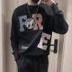 thumbnail image 3 of Ropa masculina Camiseta Manga Sudadera sin capucha para hombre Jersey Estampado gráfico Anime Top Alta calidad Algodón S Color pastel Emo, 3 of 4