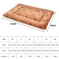 thumbnail image 3 of Dog Blanket, Multi-Purpose Cat Throw, All-Season Soft Plush Couch Protector, Warm Crate Pad Mat for Small Pets, Machine Washable(L,Brown), 3 of 5