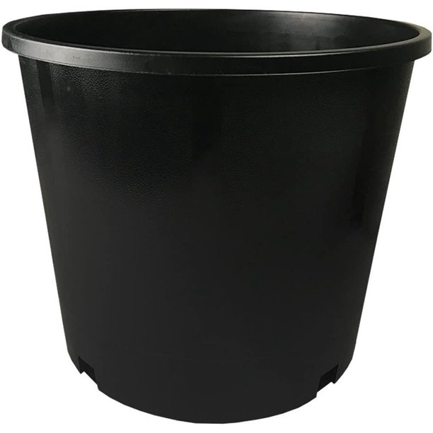10Pack 10 Gallon Premium Black Plastic Nursery Plant Container Garden