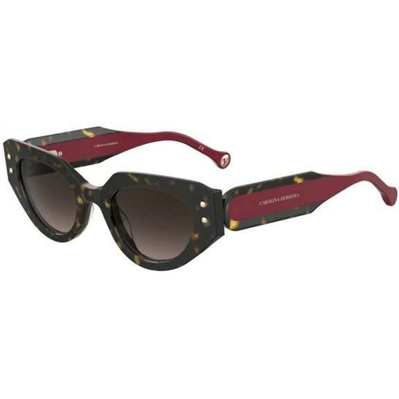 CAROLINA HERRERA Sunglass frames HER 0221/G/S WOMAN 50.000/22.000/145.000 O63 HAVANA RED