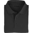 thumbnail image 2 of Adult Black Short Sleeve Polo Shirt - Size L - CASE OF 36, 2 of 2