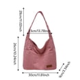 thumbnail image 3 of MDUKONU Women Corduroy Tote Bag, Large Shoulder Bags Casual Handbags Big Capacity Shopping Work Bag, 3 of 4