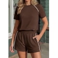 thumbnail image 6 of PRETTYGARDEN Sweatsuits Women 2 Piece Outfit Summer Lounge Shorts Sets Matching Spring Travel Beach Vacation Clothes, 6 of 8