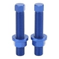 thumbnail image 1 of 5030404000, Aluminum Alloy Sturdy Durable Chain Adjuster  Kit  for Motorcycle Blue, 1 of 8