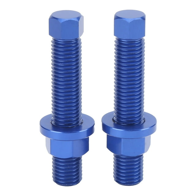 5030404000, Aluminum Alloy Sturdy Durable Chain Adjuster Kit for Motorcycle Blue