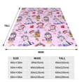 thumbnail image 3 of Zufioo Christmas Unicorns Fleece Blanket Queen Size,Plush Bed Blanket,Ultra Soft Throw Blanket,Plush Fuzzy Cozy Blanket Perfect for Bed,Couch-60"x50", 3 of 7
