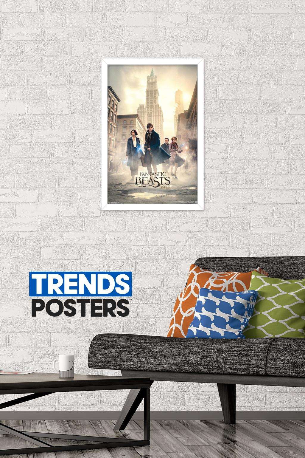 Fantastic Beasts And Where To Find Them - Streets Wall Poster, 14.725" x 22.375", Framed