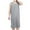 #185-Gray, variant on Kakii Men's Sleeveless nightgowns, Mens Classic modal Pajamas Ultra Soft Nightshirt Loose fit Nightdress