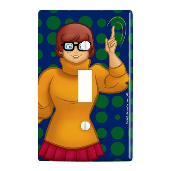 Scooby Doo Velma Character Plastic Wall Decor Toggle Light Switch Plate Cover