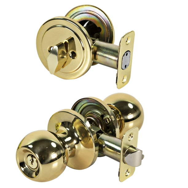 Ultra Security Chestnut Hill Keyed Entry with Deadbolt Ball Door Knob