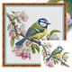 thumbnail image 1 of Hilo de bordar Algodón ecológico completo 18CT Flores impresas Punto de cruz de pájaros, 1 of 9