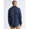 thumbnail image 3 of Free Assembly Men's Denim Shirt, Sizes XS-3XL, 3 of 5