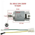 thumbnail image 1 of Motors For Kids Electric Car 550 Rs390 Rs380 12v 6v Dl555 24v 10 Teeth 1 Cm, 1 of 5