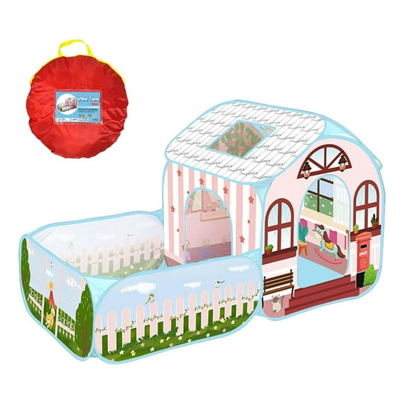 Bunblic Kids Play Tent with Enclosure Play Read Toy House Princess Tent, Children Play House for Barbecues Playgrounds Birthday Party