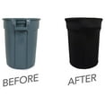 Zazesaby SPANDEX STRETCH TRASH CAN COVER 32 GALLON ROUND