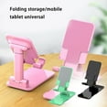 thumbnail image 3 of QualitChoice Tabletop Phone Holder Accessory Home Universal Support Shelf Simple Adjustable Cellphone Bracket Cellphones Accessories Black Black, 3 of 6
