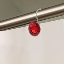 TAILTOSS Shower Curtain Accessory Red Iron 12Pcs 3.5X3.5In
