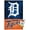 Premium Poster & Push Pin Bundle, variant on MLB Detroit Tigers - Logo 18 Wall Poster with Wooden Magnetic Frame, 22.375" x 34"