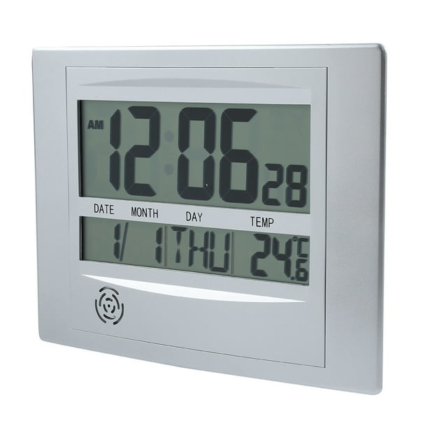Reloj de temperatura interior, reloj digital multifunción para interiores  Reloj digital Reloj con calendario digital El mejor de su clase