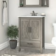 thumbnail image 2 of Bush Furniture Key West 24W Bathroom Vanity with Sink in Driftwood Gray, 2 of 8