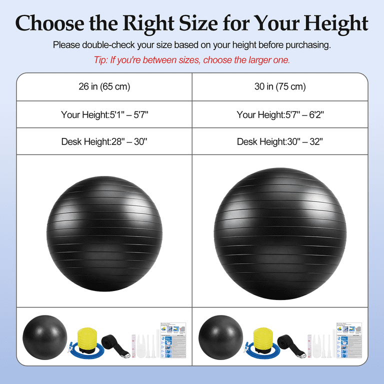Cshidworld 65cm Yoga Ball Set With Pilates Ball & Pump photo 8