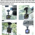 thumbnail image 2 of LemoHome 2.4in Full HD 1080P Dash Cam Car DVR Front or Rear Camera Night Vision G-sensor, 2 of 8
