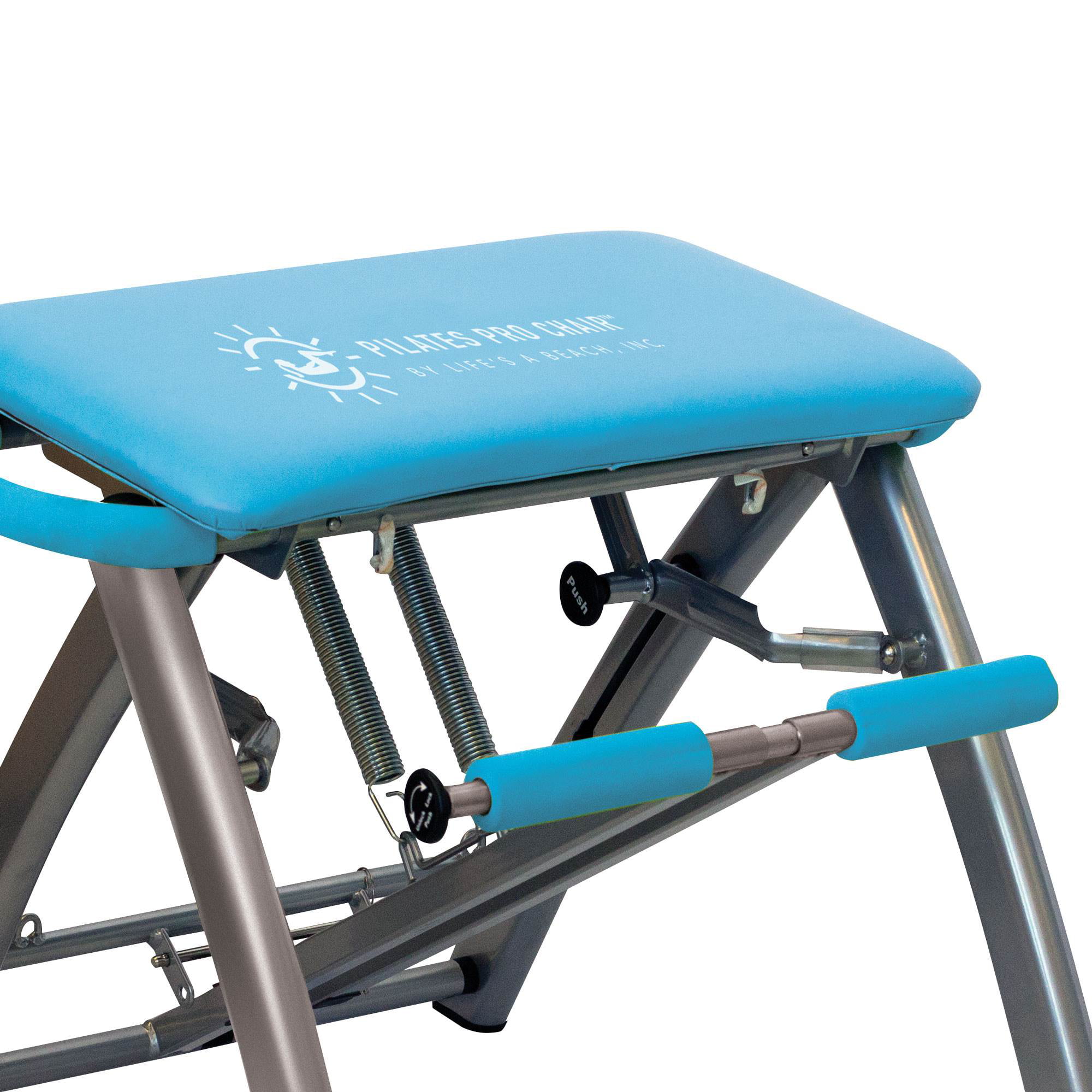 Details about   New Life’s A Beach Aqua Blue Teal Pilates PRO Exercise Workout Chair with 4 DVDs 