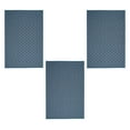 thumbnail image 1 of Furnish My Place Abstract Indoor/Outdoor Commercial Navy Color Rug, Pet-Friendly, Baby Nursery Mat, Home Décor Rug for Living Room, Playroom, Made in USA, 2' x 4' Rectangle - Set of 3, 1 of 5