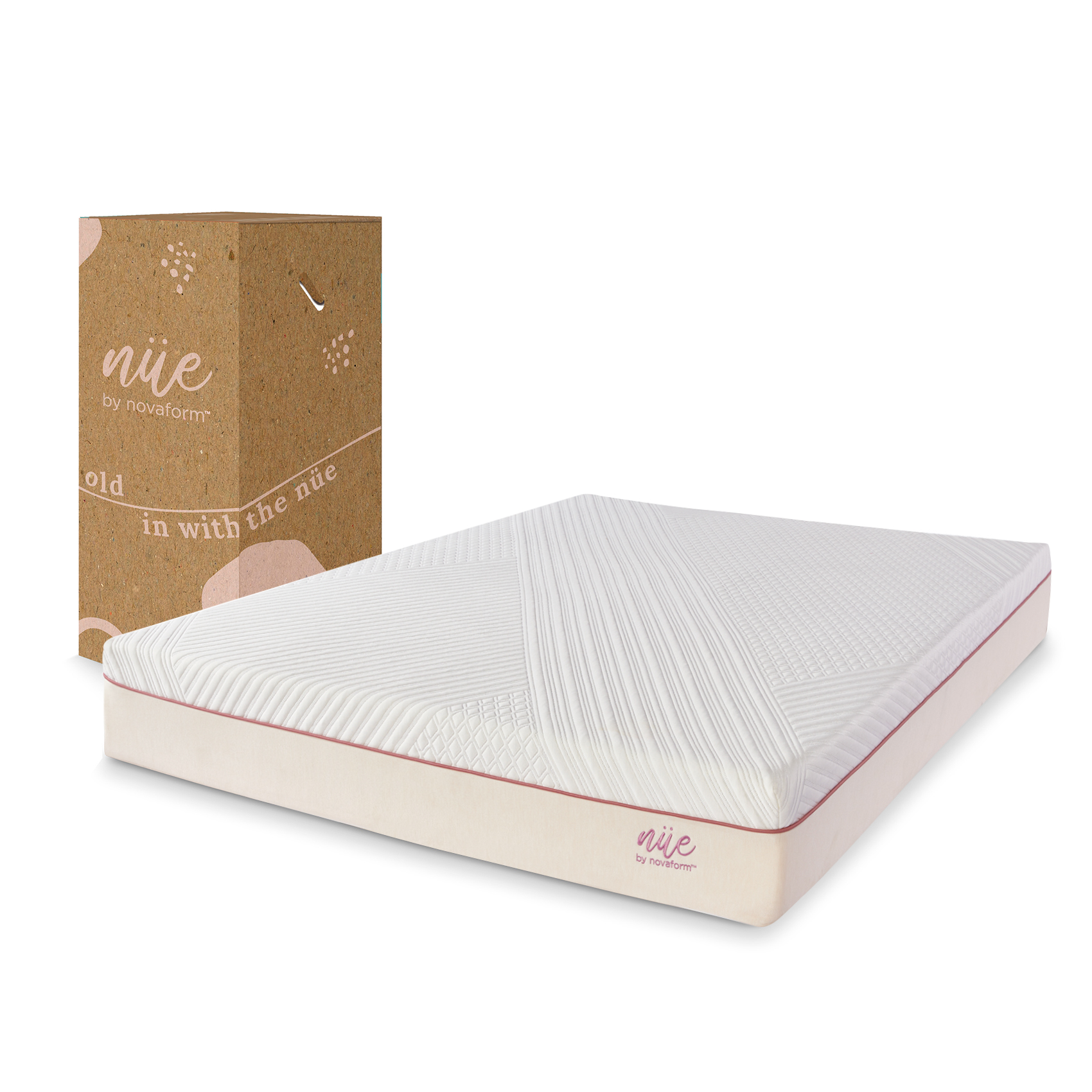 nue by Novaform 10 inch Hybrid Support Mattress, Full