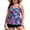 A-Colorful Leaves, variant on Women's Swimsuit Set Scoop Neck Tankini Top with Boyshort Two Piece Bathing Suit Size L